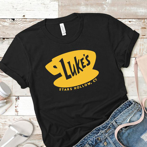 Luke's Stars Hollow Diner T-Shirt Gilmore Girls吉尔摩女孩T恤 - 图0