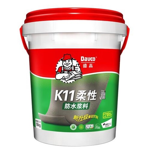 德高柔韧型K11防水涂料柔彩绿色防水 彩色蓝色防水涂料卫生间阳台 - 图0