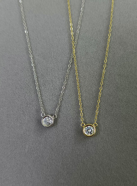 HuoTing锆石锁骨链女礼物项链