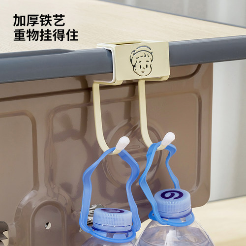 书包挂钩桌边挂书包的挂勾学生教室课桌侧边置物架可移动挂包神器 - 图1