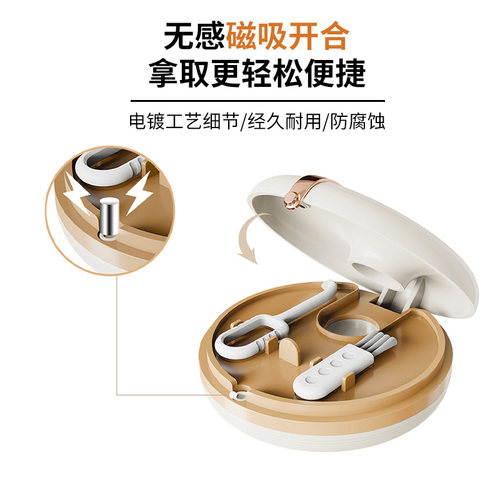 牙套盒便携随身牙齿保持器盒子小巧儿童正畸隐形矫正器存放收纳盒 - 图3