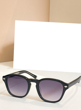 日系OP复古圆形遮阳中小脸太阳镜