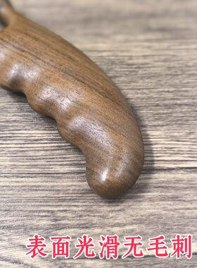 天然檀木鼻部按摩器家用脸部五指按摩拨筋耙点穴棒
