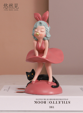 梦里佳人吹泡泡女孩小礼物摆件