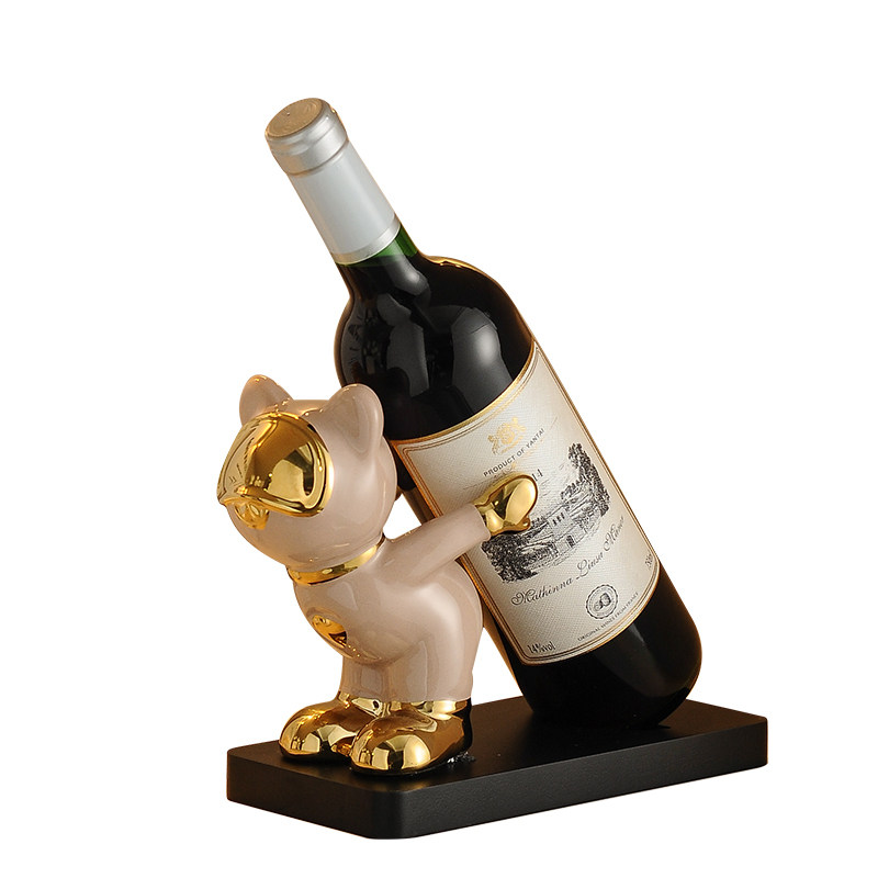 北欧ins风暴力熊红酒架杯架摆件客厅酒柜葡萄酒收纳展示架装饰品,淘宝优惠券,粉丝福利购,淘宝优惠卷