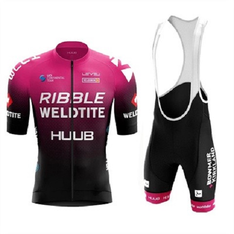 2022HUUB男款夏季短袖背带套装骑行服排汗透气户外自行车单车衫