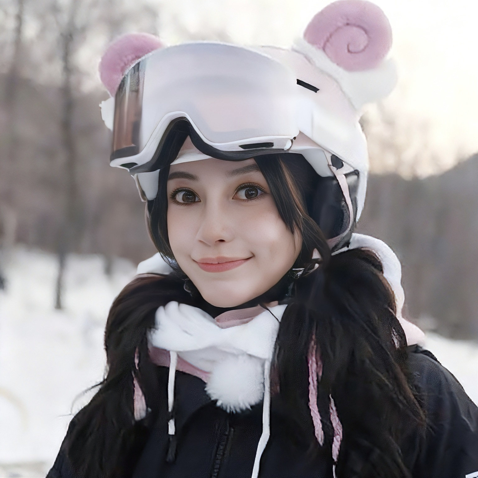 滑雪头盔装饰品可爱卡通公仔兔子耳朵玩偶摩托机车电动车蝴蝶结,淘宝优惠券,粉丝福利购,淘宝优惠卷