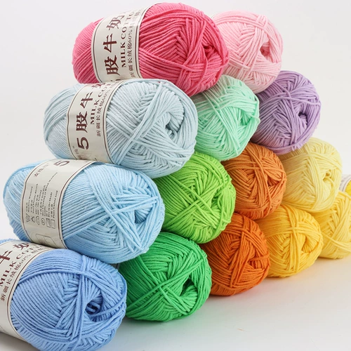 麦线线 Клубок пряжи, плетеная сумка, DIY, букет