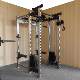Fixed pulley double fly squat rack fly