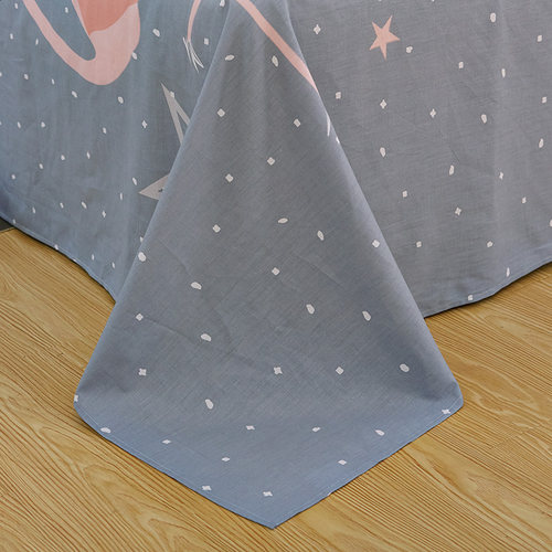 床单单件 纯棉单人学生宿舍1.2m床双人1.5/1.8米床100%全棉布被单 - 图3