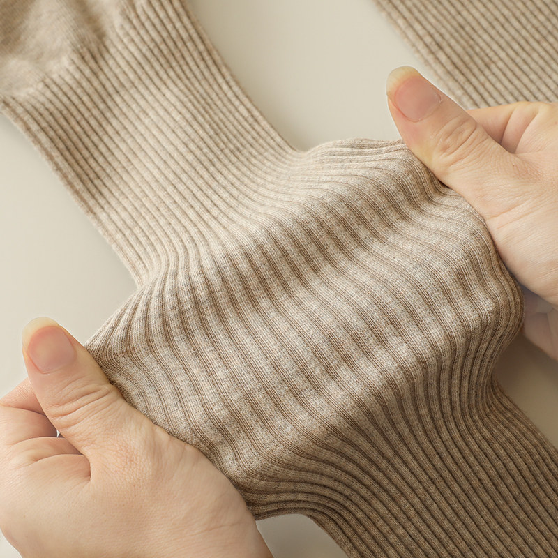 日系粗竖条纹外穿春秋哑光连裤袜 rosirollan服饰打底裤