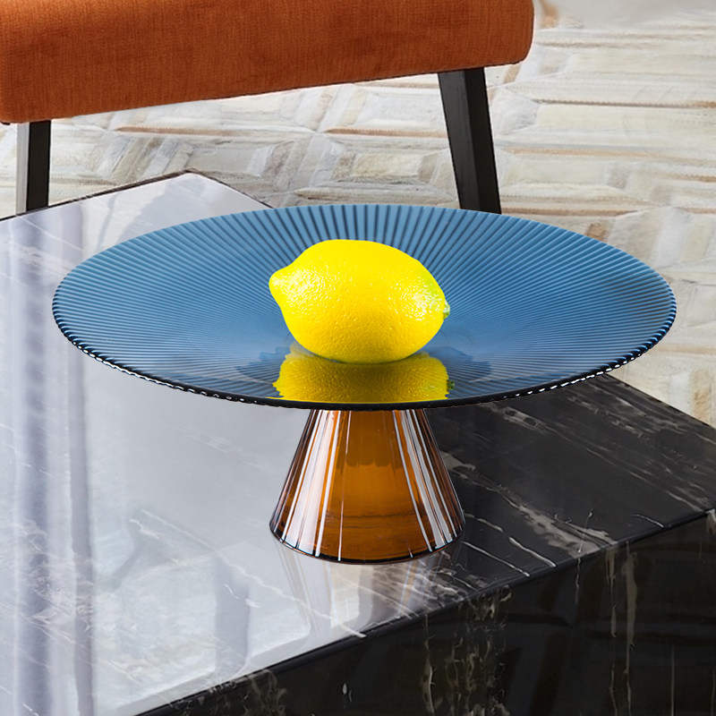 创意轻奢风水果盘子欧式客厅茶几家用玻璃结婚果盘吧台前台糖果盘,淘宝优惠券,粉丝福利购,淘宝优惠卷