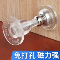 Door Gear Silicone Door Suction Free Punch New Gate Anticlister Door Rear Home Top Door Stopper Door Stopper Door Stopper