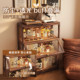 Living room wall wine storage display cabinet