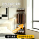 Solid wood corner coat rack wardrobe hanging clothes storage rack