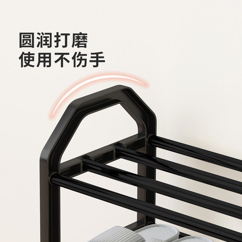 鞋架小窄门口简易鞋柜出租房用入户门室内好看多层鞋子收纳置物架 - 图3