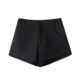 Short de costume taille haute fait maison FASC noir