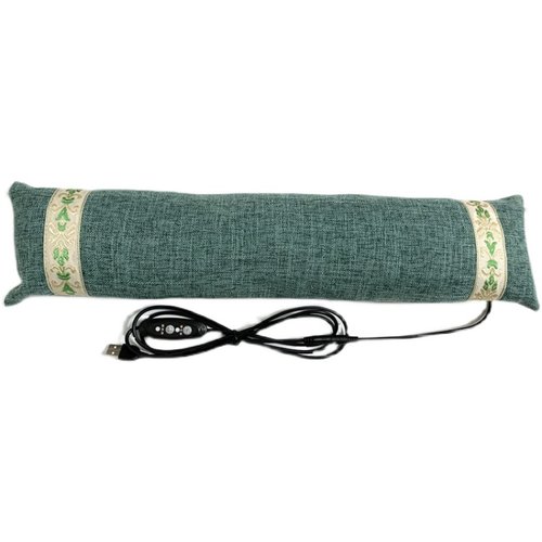 电加热艾草颈椎枕头热敷艾灸枕理疗枕富贵包护颈枕睡觉专用连体枕 - 图3