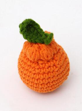 小花朵挂件勾织成品针织小玩偶钥匙扣包包挂件小蜜蜂水果手工艺