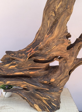 包邮广西金秀大瑶山天然土沉香原木料高油脂造型摆件果香味