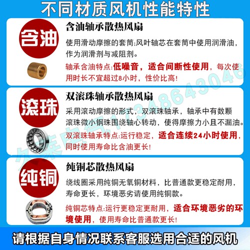 125FZY1/2/4-S 110/220/380v 25W散热风扇13532交流25W轴流风机 - 图2
