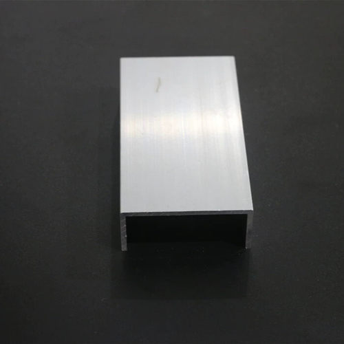 包边铝合金槽50*25*2内宽46mmU型槽导轨铝型材卡条 任意零切 - 图1