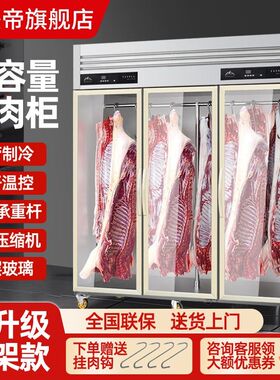配件柜商用立式冷藏保鲜柜展示柜牛羊肉冷冻柜吊挂肉柜冷冻柜