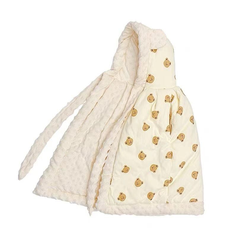 Lxaoyu/秋冬新生儿加厚婴儿披风斗篷外出抱被保暖披肩防风衣宝宝,淘宝优惠券,粉丝福利购,淘宝优惠卷