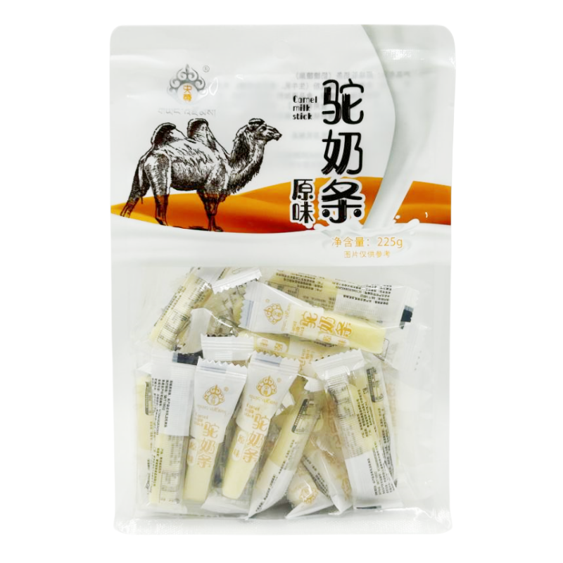 央尊驼奶制品 驼奶贝 驼奶条 驼奶块 原味225g装独立包装青海特产 - 图1