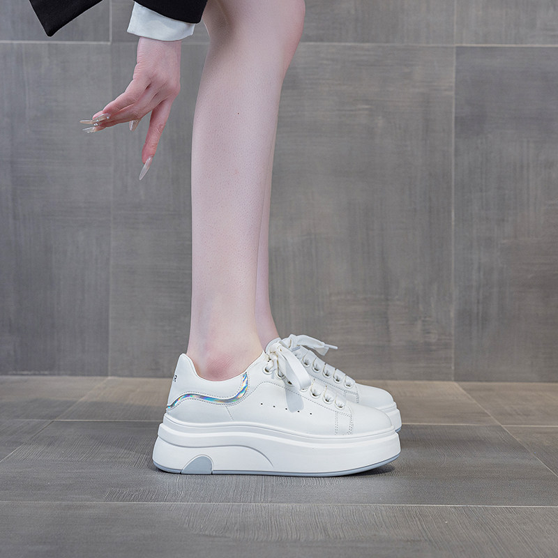 厚底小白鞋女2026新款春季增高运动休闲板鞋平底透气单鞋百搭女鞋,淘宝优惠券,粉丝福利购,淘宝优惠卷