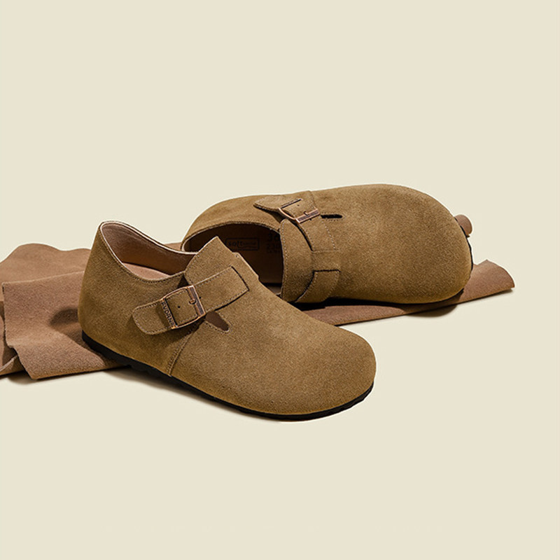 内增高防水勃肯鞋女2025秋冬新款全包加绒厚底懒人鞋百搭博肯单鞋,淘宝优惠券,粉丝福利购,淘宝优惠卷