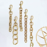 Удлиненная цепочка Coach, толстая увеличенная удлиненная цепочка, сумка на плечо, сумка подмышки, цепочка для одной покупки, аксессуары для сумки