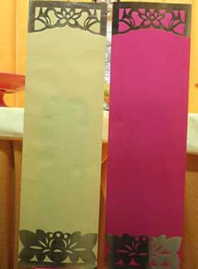 无字烫金牌位佛堂53*16