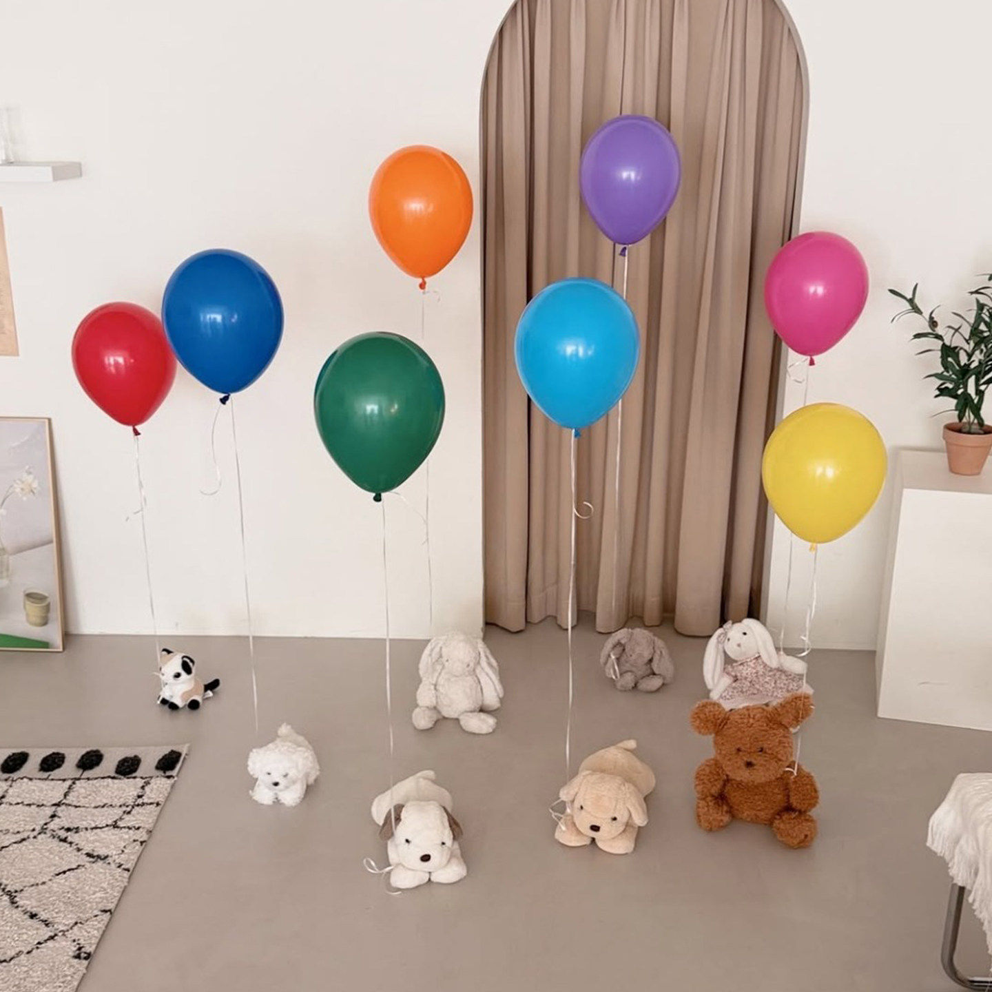 周岁场景氛围装饰儿童拍照马戏团气球生日派对布置铝膜气球动物,淘宝优惠券,粉丝福利购,淘宝优惠卷