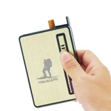 Портсигар, мужская креативная ветрозащитная портативная зажигалка, популярно в интернете