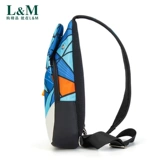 Нагрудная сумка, сумка через плечо, сумка на одно плечо, шоппер для отдыха, рюкзак, трендовая поясная сумка, в корейском стиле