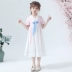 Cô gái Hanfu 襦 váy 2019 mới mùa hè váy cổ phong cách trẻ em Trung Quốc trang phục váy thêu - Trang phục Trang phục