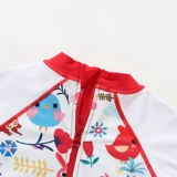 Детский купальник, пляжный милый комбинезон, солнцезащитный крем, 1-3 лет, новая коллекция