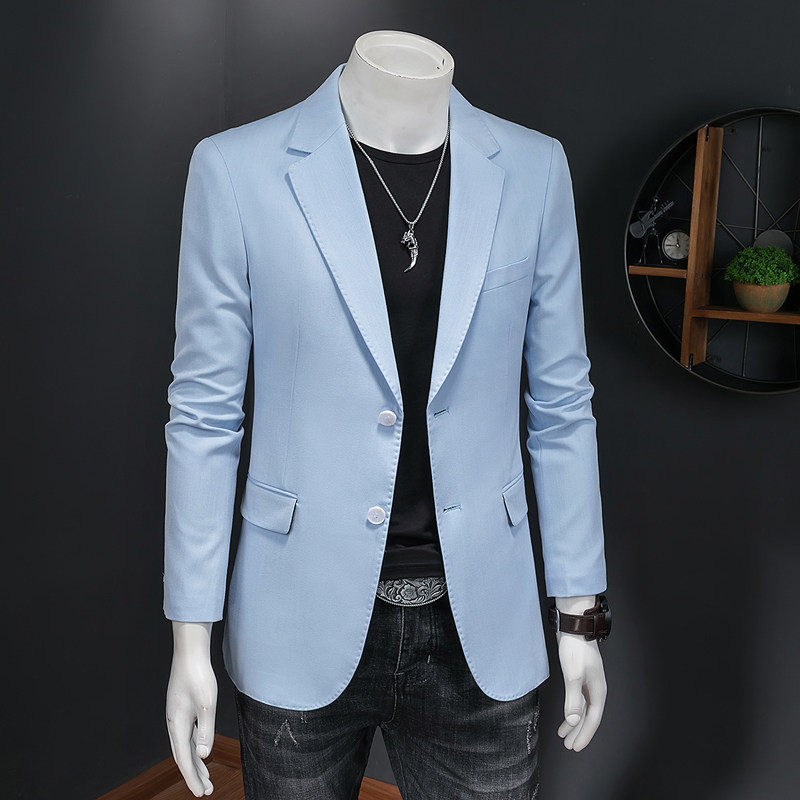 2025秋季男式休闲小西装加肥加大码DJ服装影楼西服网红直播外套潮,淘宝优惠券,粉丝福利购,淘宝优惠卷