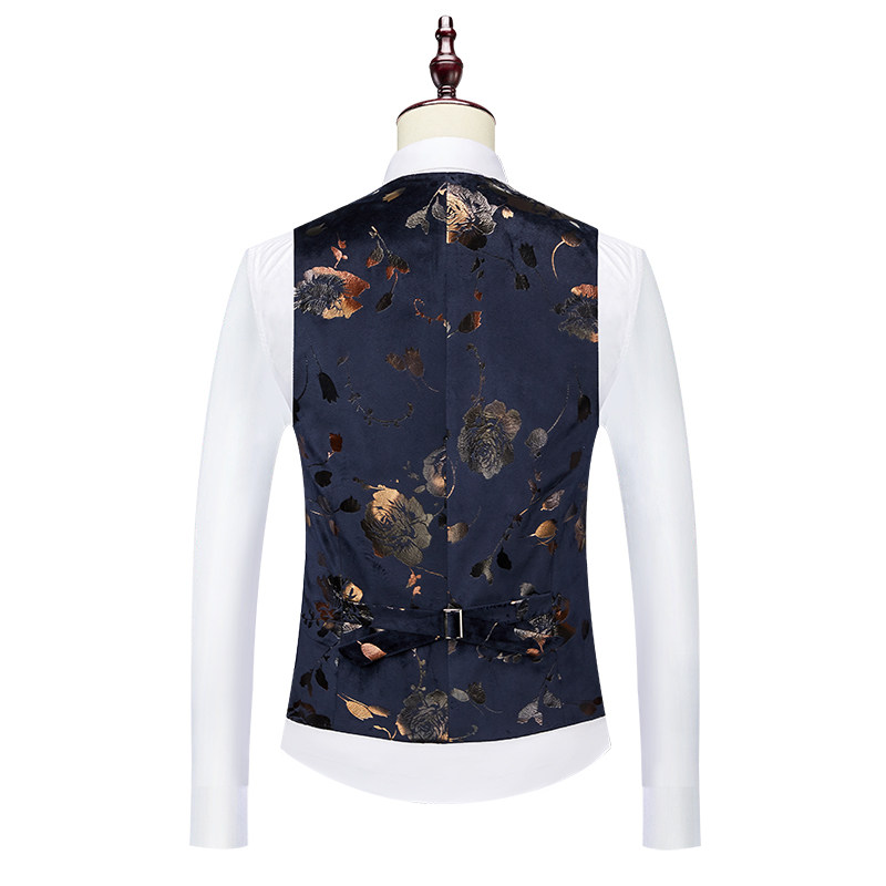 四季款男士花色西装马甲加大码修身KTV夜店工服坎肩时尚舞台马夹,淘宝优惠券,粉丝福利购,淘宝优惠卷