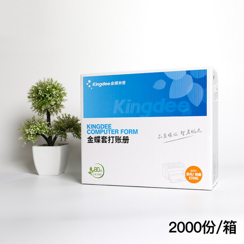 正品KP-J104金蝶激光数量/外币记账凭证打印纸KPJ104 240*140MM - 图1