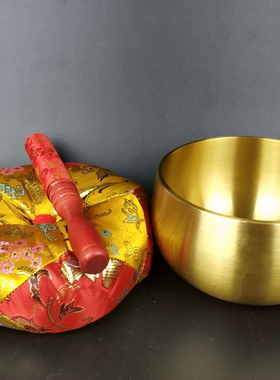 静心纯铜摆件修行佛音碗