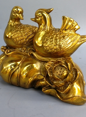 鸳鸯戏水婚庆用品手工家居装饰