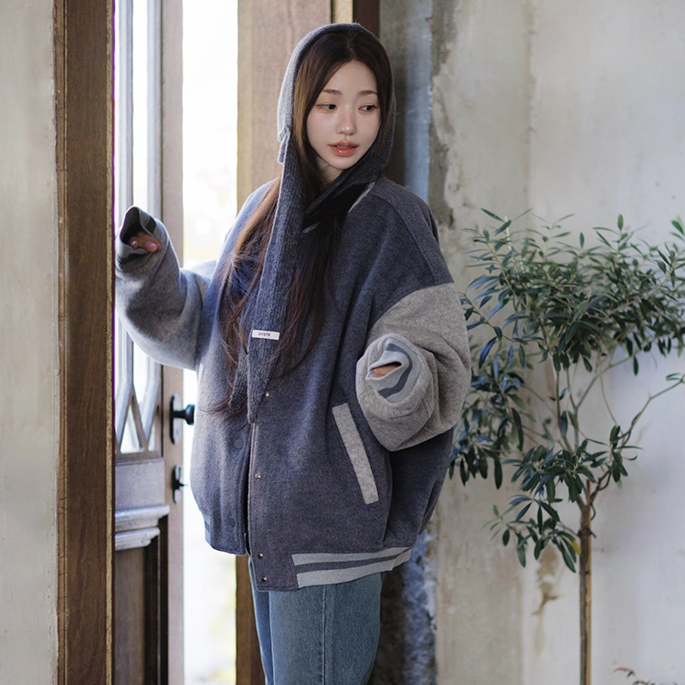 kindame韩国学院风粉色棒球服女宽松外套温柔韩系风夹克OR25W3406,淘宝优惠券,粉丝福利购,淘宝优惠卷