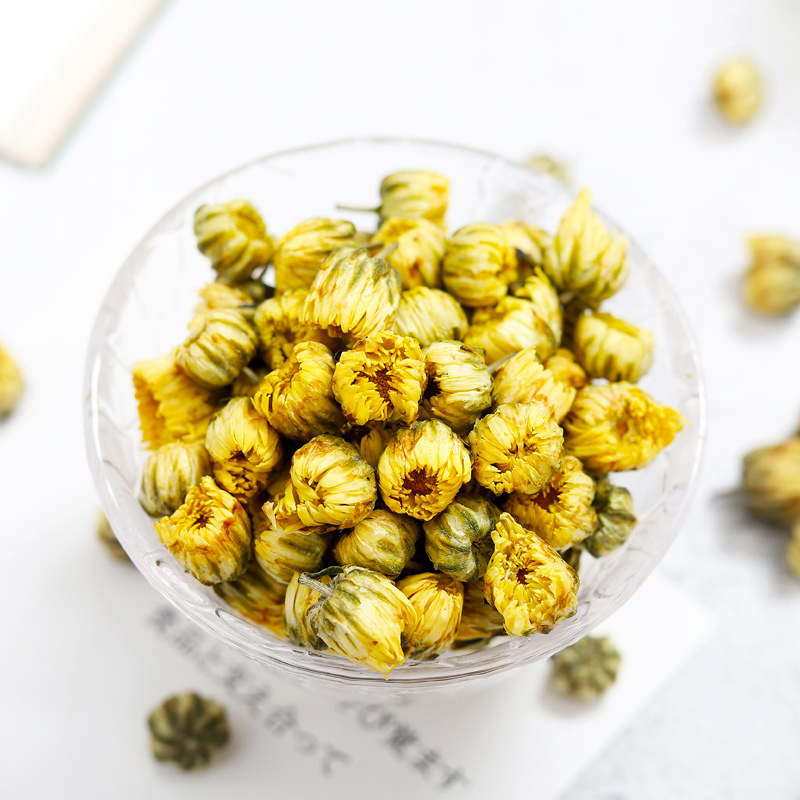 聚广德旗舰店金银花茶菊花茶茶叶花茶菊花白菊杭胎菊花王特级野生组合散装清火2