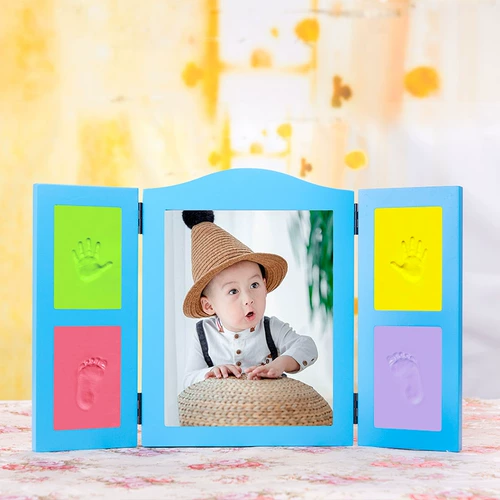 Детские отпечатки рук и ног, памятная чернильная подушечка, фоторамка, детская хваталка для новорожденных, подарок на день рождения
