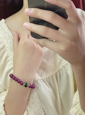 紫罗兰水晶珠闺蜜女生