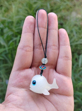 夜光卖萌小鲸鱼简约手机链学生童