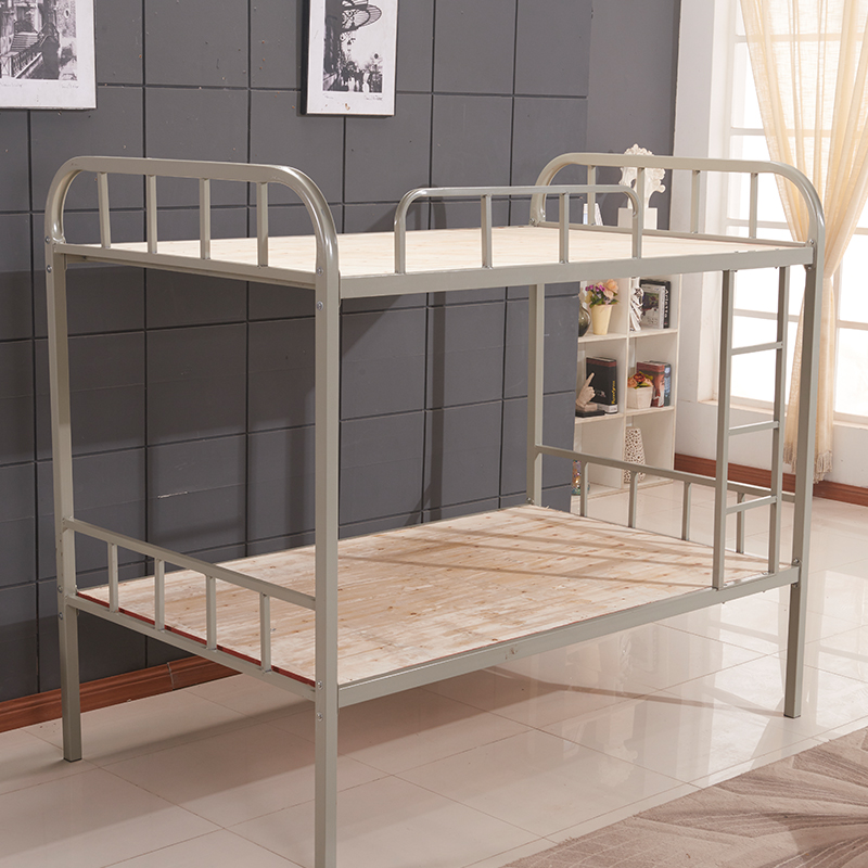 亿家斯顿床双层铁架床高低床1.2米成人上下铺床铁床出租房经济床