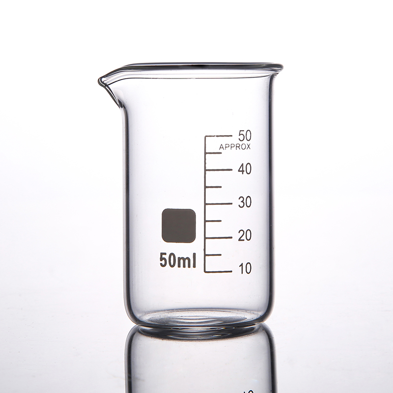 高型玻璃烧杯 带刻度烧杯 化学试验耐高温 实验室大小玻璃刻度烧杯50 100 250 500 1000 2000ml加热化学器材 - 图2